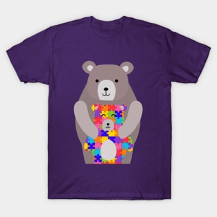 autism mama bear T-Shirt